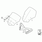 K1200GT 06-08 (K44) Стекло ветровое
