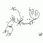K1200R (K43) Brake line, front, i-abs generation 1