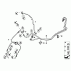 K1200R (K43) Тормозные трубки перед.-ABS