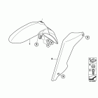 K1200R (K43) Крыло переднее