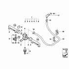 K1200R (K43) Valves / pipes of fuel injection system