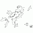 K1200R (K43) Painted parts 946 dark-graphit