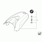 K1200R (K43) Hp carbon cover for seat
