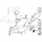 K1200R Sport (K43) Боковые обтекатели