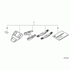 K1200R Sport (K43) Mounting parts f tank-bag