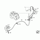 K1200S (K40) Brake line, rear, i-abs generation 1