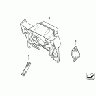K1200S (K40) Кронштейн номерного знака США /  отражатель