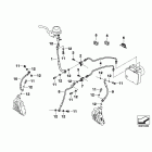 R1200R 05-10 (K27) Тормозные трубки (ABS)