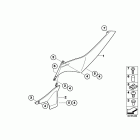 R1200R 05-10 (K27) Верхняя часть облицовки / дополн.элементы