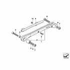 R1200R 05-10 (K27) Tension struts with mounting