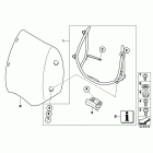R1200R 05-10 (K27) Windshield, high