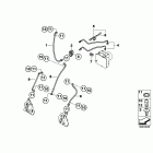 R1200RT 05-09 (K26) Тормозные трубки перед.-ABS