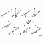 R1200RT 05-09 (K26) Стяжки крепежные