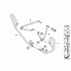 R1200RT 05-09 (K26) Engine roll bar, authority vehicles