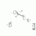R1200RT 05-09 (K26) Кронштейн номерного знака США /  отражатель