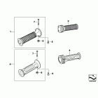 R1200RT 05-09 (K26) Рукоятка руля (без подогрева)