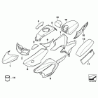 R1200RT 05-09 (K26) Painted parts 751 alpinweiss authorities