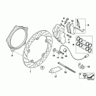 R1200S (K29) Front brake rivet package