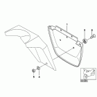 R1200S (K29) Mudguard, rear, large