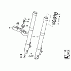 R1200S (K29) Fork slider / lower fork bridge