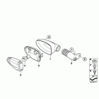 R1200S (K29) Turn indicator, rear