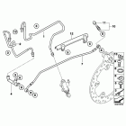R1200ST (K28) Brake line, rear, i-abs generation 2
