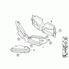 R1200ST (K28) Air duct, oil cooler