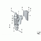 R900RT 05-09 (K26) Амортизационная стойка , задняя