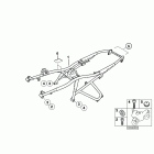R1150GS ADV (R21A) Рама задняя часть