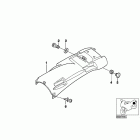 R1150GS ADV (R21A) Крыло заднее