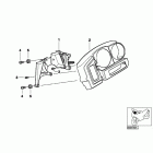 R1150GS ADV (R21A) Dashboard mounting parts