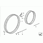 R1150GS ADV (R21A) Spoke wheel rim / spoke