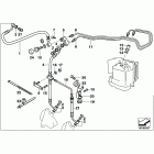R1150R (R28) Brake line, integral abs, front