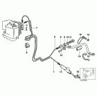 R1150R (R28) Brake line, integral abs, rear