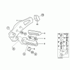 R1150R (R28) Кронштейны крепления  / задние подножки