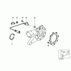 R1150R Rockster (R28) Wheelspeed sensor, integral abs, rear