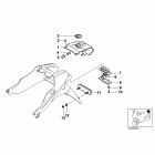 R1150R Rockster (R28) Rear light and licence plate light