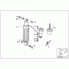 R1150R Rockster (R28) Spring strut rear hydraulic