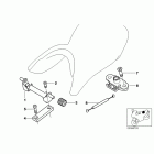 R1150R Rockster (R28) Крепление сиденья