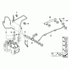 R1200GS 05-07 (K25) Brake line, rear, i-abs generation 1