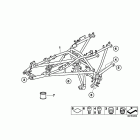 R1200GS 05-07 (K25) Рама задняя часть