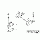 R1200GS 05-07 (K25) Механизм блокировки двойного сиденья