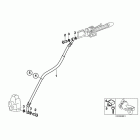 F650CS 05 (K14) Трубопровод торм.привода перед. не для ABS