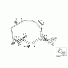 F650CS 05 (K14) Трубопровод торм.привода задн. не для ABS