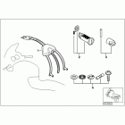 F650CS 05 (K14) Helmet mount for stowage compartment