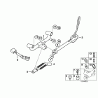 F650CS 05 (K14) Side stand with frame, lower part
