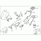 F650CS 05 (K14) Painted parts m839 titansilber