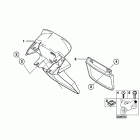 F650GS Dakar/M 05-07 (R13) Надставка кронштейна номерного знака