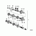 F650GS Dakar/M 05-07 (R13) 5-ступенчатая КПП -зубчатые детали колесных пар