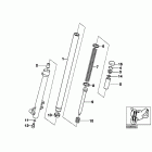 F650GS/M 05-07 (R13) Перо вилки / пружины